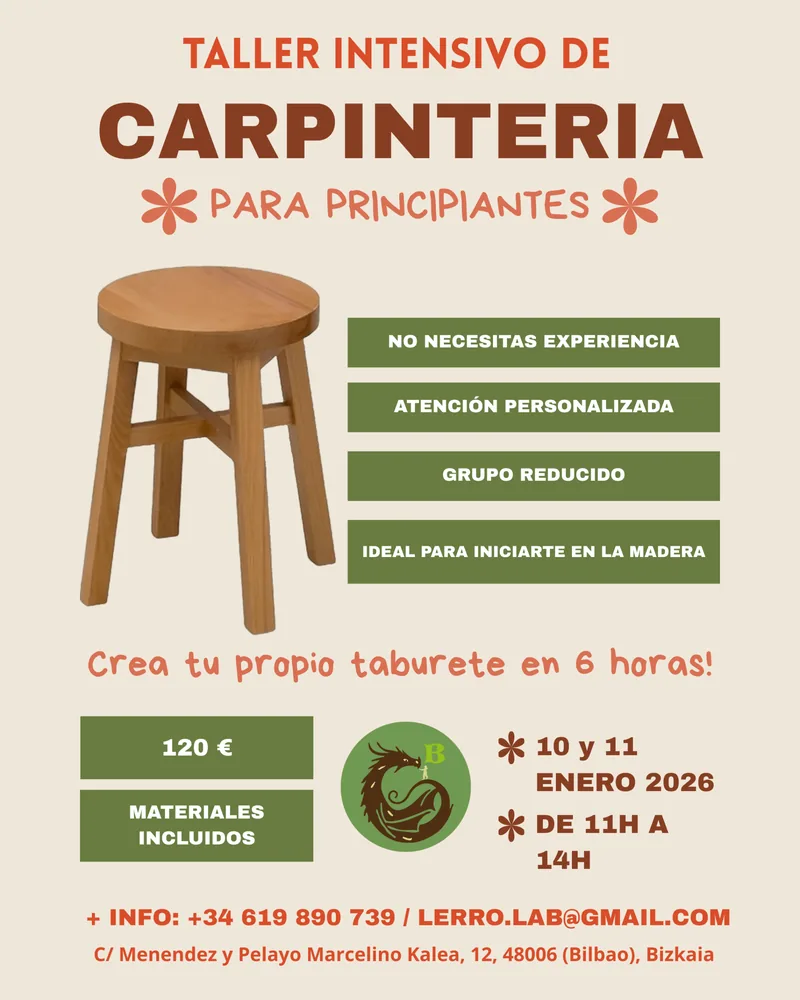 Intensivo de carpintería