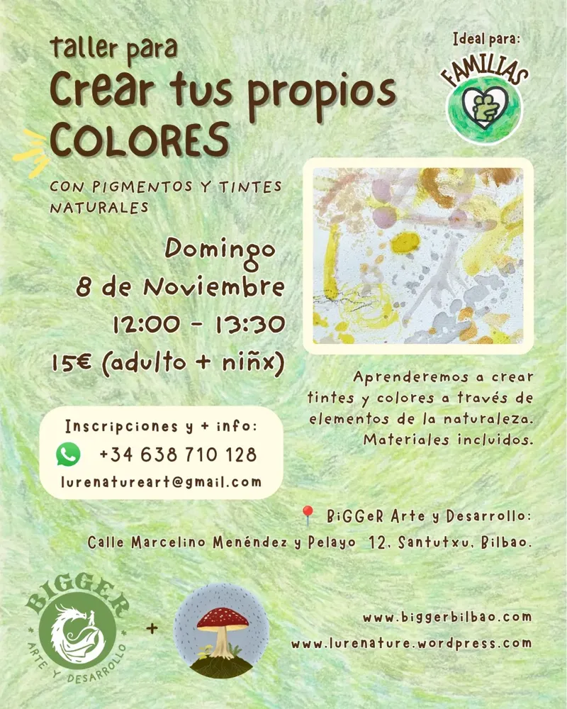 Crea tus propios colores naturales